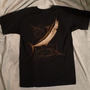 Guy Harvey navy blue tee size small